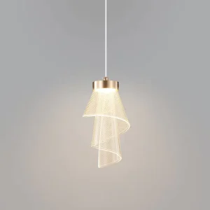 Nordic Modern Living Room Acrylic Chandeliers and Hanging Lamps LED Pendant Lights for Bedroom
