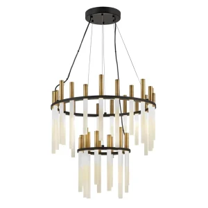 Nordic Modern Luxury Gold Restaurant Villa Living Room Indoor Decorative Pendant Light Chandeliers Lighting