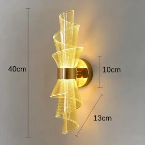 Nordic Modern Minimalist Acrylic LED Wall Lamps Indoor Lighting Decorative Lamps for Home Sofas and Bedside