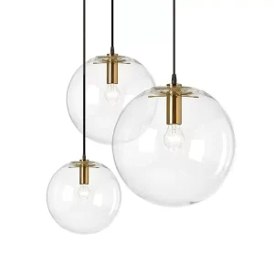 Nordic Modern Minimalist Glass Sphere Pendant Light Creative Unique Single-head Pendant Light for Restaurant