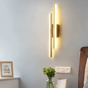 Nordic Modern Minimalist Indoor Lighting Wall Lamp H-Shaped TV Background Decorative Light for Living Room Corridor Aisle