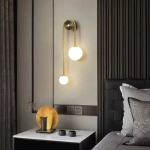 Nordic Modern Minimalist LED Wall Lamp for Bedroom Living Room Hotel Luxury Design