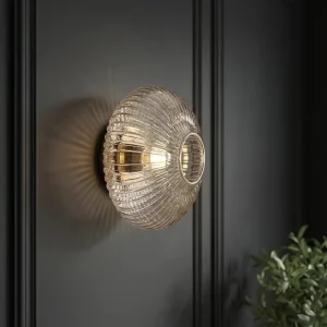 Nordic Postmodern Minimalist Home Sconce Light Living Room Bedroom Hotel Bedside Glass Wall Lamp