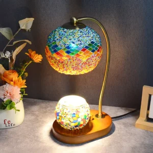 Nordic Romantic Melt Candle Lamp Bedroom Vintage Aromatherapy Lamp High-end Table Lamp Decorative