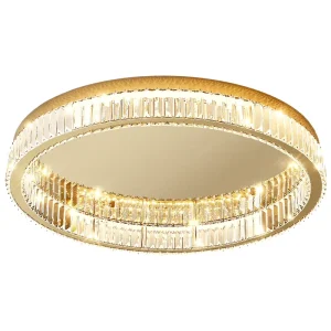 Nordic Round Luxury K9 Crystal Multi-sized Modern Ceiling Lamps LED Lights