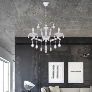 Nordic Style Indoor Living Room Luxury Crystal Decoration Hanging Chandelier Pendant Light