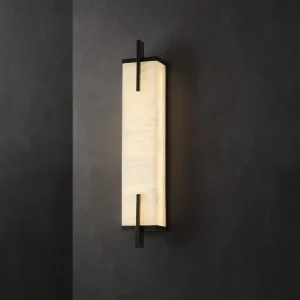 Nordic Style Luxury Iron Marble Wall Lamp High End LED Remote Control Living Room Bathroom Bedside Home Decor Factory