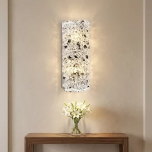 Nordic Style Modern Luxury Crystal Sconces Living Room LED Custom Dimension Simple Design Wall Lamp