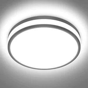 North America 14Inch 3CCT LED Flush Mount Ceiling Light ETL cETL Approved Modern Slim for Living Room Bedroom