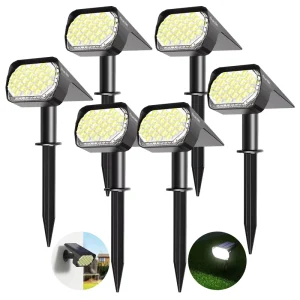 Northland Low Voltage Energy Saving Landscape Solar Motion Sensor Street Pathway Light Outdoor Warm White Spotlights for Garden