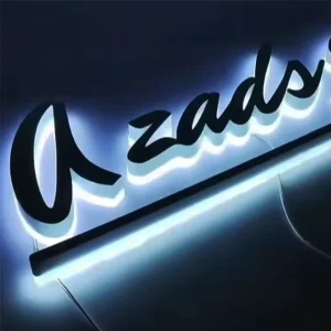 ODM Manufacturer Custom PVC Decorative Indoor Outdoor Waterproof Brightness Frontlit Letters 3D Logo LED Sign Office Retail Shop