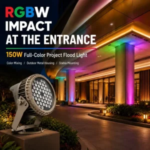 OEM 100w LED Flood Light Custom Beam Angle Logo & Packaging IP66 Waterproof Outdoor Project Lighting 3 Years Warranty