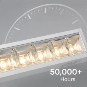 OEM Architectural LED Linear Light Custom Size Commercial Lighting Fixture for Office Building Projects
