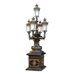OEM Classical LED Warm White IP65 Decorative Cast Aluminum Garden Light for Outdoor Landscape Villa Pathway Park