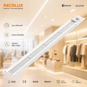 OEM LED Batten Luminaire Custom Beam Angle Linear Light Fixture for Commercial and Industrial Use