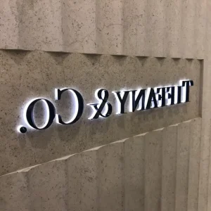 OEM LED Signage Custom Outdoor Business Sign Stainless Steel 3D Illuminated Letter Ed Light up Letters for Barber Shop