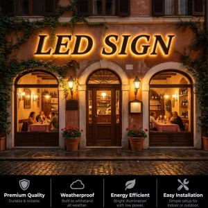 OEM Letrero Luminoso Personalizado Custom Illuminated Advertising Channel Letter Sign for Custom Office LED Illuminated Sign