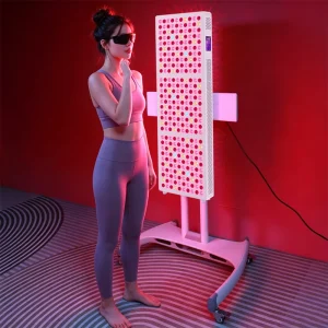 OEM ODM 1500W Standing Infrared Red Light Therapy Panel 7 Wavelengths 480 630 660 810 830 850 940nm Full Body US Plug Lamp