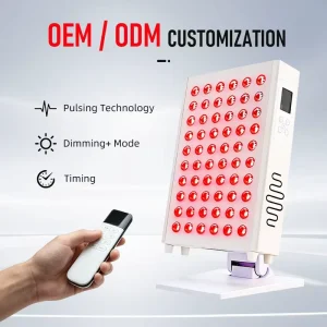 OEM ODM 300W Red Light Therapy Panel 660nm 850nm 60 LEDs High Irradiance LED Therapy Device Manufacturer