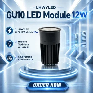 OEM ODM CE RoHS Certification Private Mold GU10 LED Module 12W 220V Ceiling Light