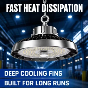 OEM ODM Custom 100W 150W 200W 300W IP54 High Bay Lamps Motion Sensor Industrial Commercial UFO Led High Bay Light
