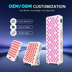 OEM ODM Custom Red Light Therapy Panel Manufacturer Custom Size Wavelength Logo Packaging Available