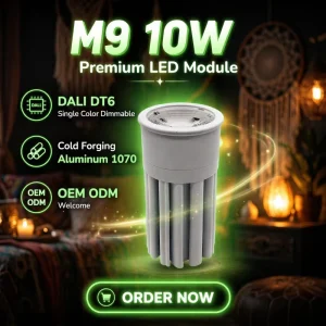 OEM ODM DALI DT6 Single Color Patent Design IP44 GU10 LED Module 10W GU10 Downlight Anti Glare Factory Direct Sale Good Quality