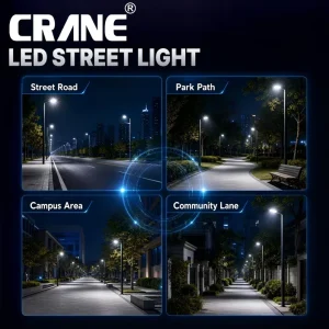 OEM ODM LED Street Lights 100W 200W IP65 Waterproof Anti glare for Outdoor Roadway City Street Parking Lot Lighting Supplier