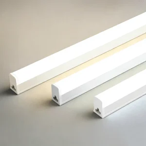 OEM ODM T5 T8 Integrated PC PVC Housing LED Linear Lamp 4ft 8ft 18W 20W Surface Mounted Double End Linkable Office Shop Light