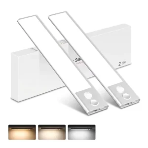 OEM Rechargeable LED PIR Closet Light Battery Powered Motion Sensor LED Light Portable Wireless Kitchen LED Cabinet Lighting