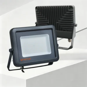 OUTLUX E028 SKYLINE 50W IP65 LED Flood Light 120 Beam Angle 6500K Color Temp Aluminum Construction 3 Year Warranty