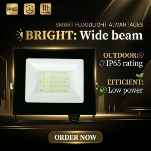 OUTLUX FL015 IP65 Waterproof LED Aluminum Lightweight High Brightness 20W 1600lm 120 Beam Angle