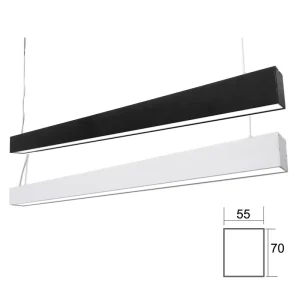 Office Lighting Line Lamp Strip Lamp Commercial Hanging Linear Light for Indoor Building Ceiling Architectural Linear Lighting