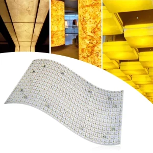 One Led Cut Backlit Flexible Led Panel Light 24v 105 288 420 Leds Sheet Lights 500x233mm 480x240mm Countertop Soft Led Panel