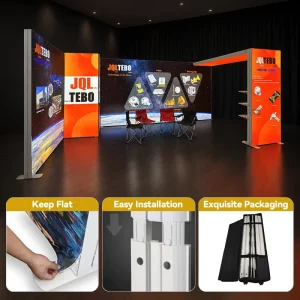 One Stop Exhibition Solution Portable Custom Aluminum Frame Light Box Exhibition Display System for Expo