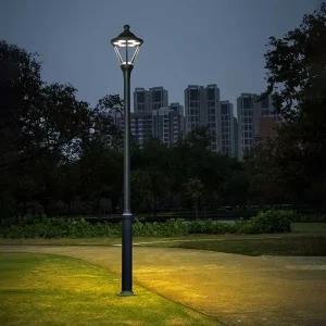 Only Light Head 3000K Warm White Street Post Light Custom IP65 Garden Villa Yard Courtyard LED Pole Light