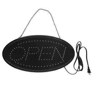 Open Sign 19×10 LED Electronic Billboard Advertising Board Steady Window Display Sign Blue Red Eco Friendly