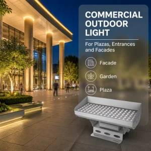 Optional 96W IP65 Die Cast Al CE RoHS AC85 265V DC24V LED Outdoor Bridge 5Y Warranty Anti glare Shade 8 120 DMX512 High CRI 90
