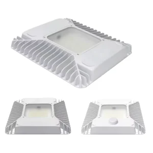 Outdoor 100W 120W 150W Aluminum LED Canopy Light Motion Sensor for Petrol Station Warehouse Residential Use IP65 Rated 5 Year