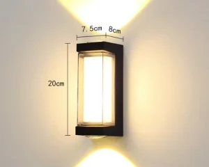 Outdoor 16W Home Garden Wall Lamp Waterproof Hotel Courtyard Balcony Porch Decoration Wall Light