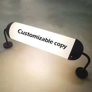 Outdoor 3D Illuminated Stainless Steel Sign LED Advertising Logo Acrylic Light Box