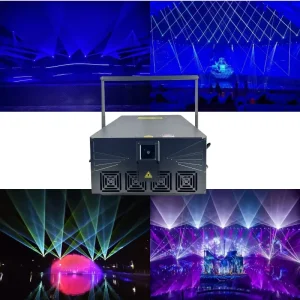 Outdoor 50W 60W IP65 Waterproof Aluminum Laser Light Show RGB 3D Animation with DMX512 FB4 Control for Architectural Landmarks