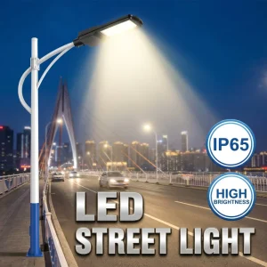 Outdoor AC Powered LED Street Light IP65 Waterproof High Lumen Highway Road Lamp for Street Parking Lot Garden