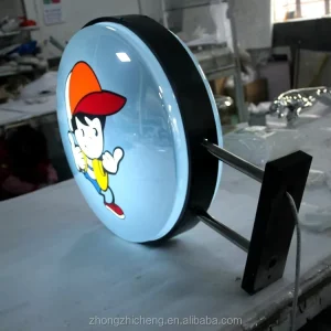 Outdoor Advertising Light Boxes LED Light Box Display Round Vacuum Forming Lightbox Batch Factory Production