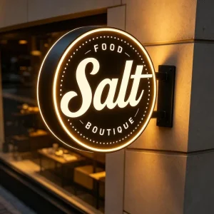 Outdoor Advertising Light Boxes Rotating Light Box LED Light Box Signage Display for Coffee Bar Store Barber Shop Wall Decor