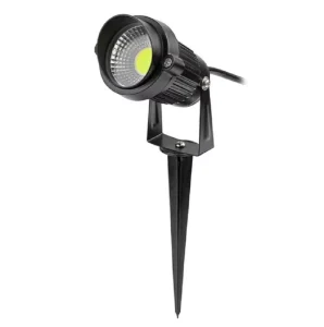 Outdoor Aluminum IP65 Waterproof 220V AC Garden Walkway Spotlights with Spike Mount
