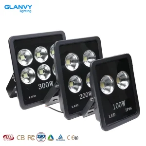 Outdoor Basketball Football Tennis Court LED Flood Light 50W 100W 200W 300W IP65 Waterproof Aluminum Sport Field Arena Lighting