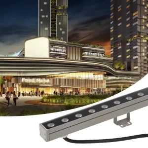 Outdoor Building Floodlight Design Solution Customized External Lighting Planning Facade Lighting for Buildings
