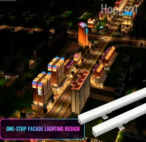 Outdoor Building Square Accent Light Custom LED Wall Flood Spot Lamp Architectural Lighting Design Facade Lighting Solution