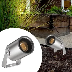 Outdoor COB LED Spotlight IP65 Waterproof Dimmable CRI90 15 36 Beam Angle 5 Year Warranty Garden Landscaping Spike Light